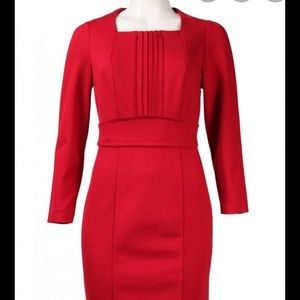 NWT Red long sleeve dress